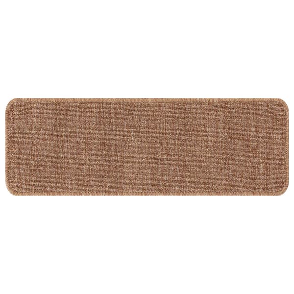 Halkfria trappmattor 15 st 60 x 25 cm Gul PP Rektangulär