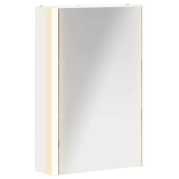 Badrumsspegelskåp Vit 33 x 11,5 x 50 cm Konstruerat trä