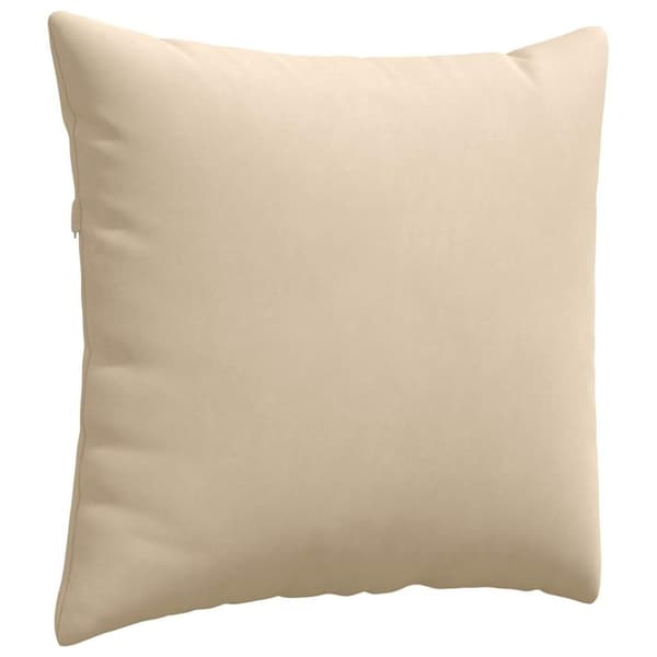 Sofakuddar 2 pcs Kräm 45 x 45 cm tyg