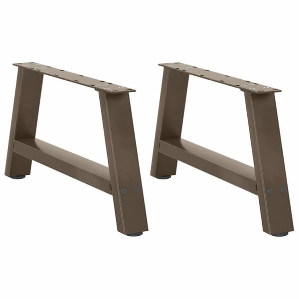 Soffbordsben A-formade 2 st 70x(30-31) cm stål