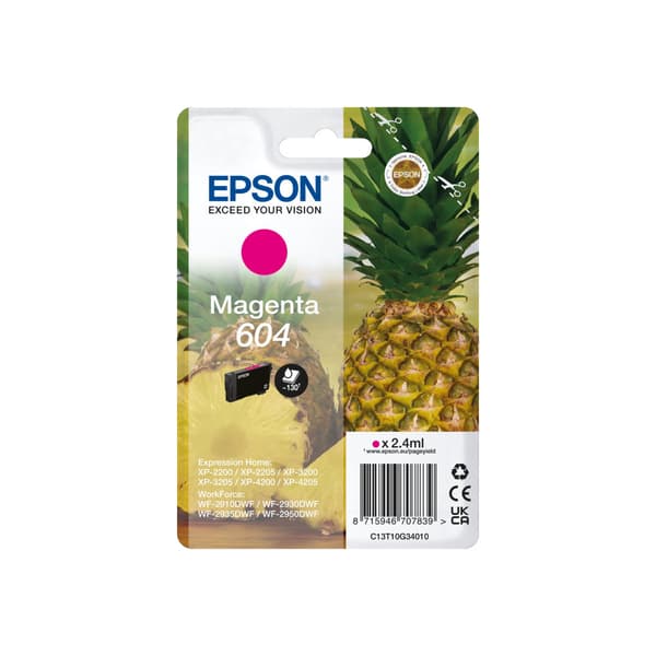 Epson 604 - magenta - original - bläckpatron