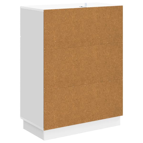 Sideboard Vit högglans 66 x 34,5 x 87 cm Konstruerat trä