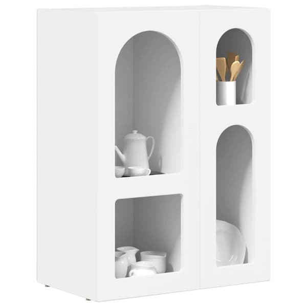 Sideboard Vit 59 x 35 x 80.5 cm Konstruerat trä