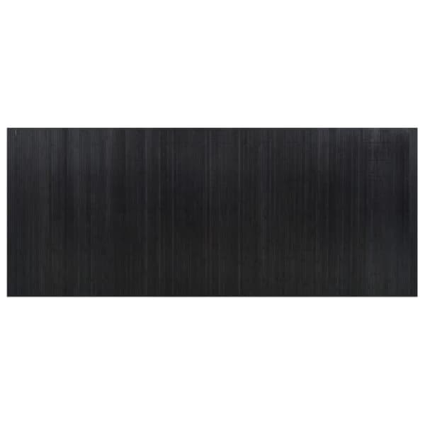 Rumsavdelare svart bredd 400 cm höjd 165 cm bambu