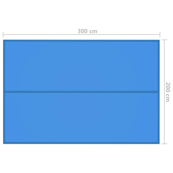 Tarp 3x2 m blå