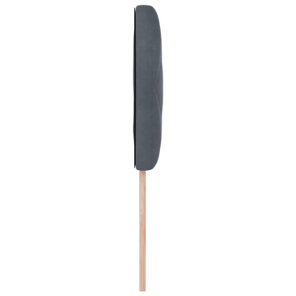 Huvudgavel Mörkgrå 90 cm Sammet
