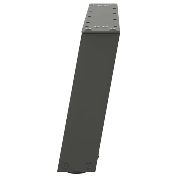 Soffbordsben U-formade 2 st antracit 70x(30-31) cm stål