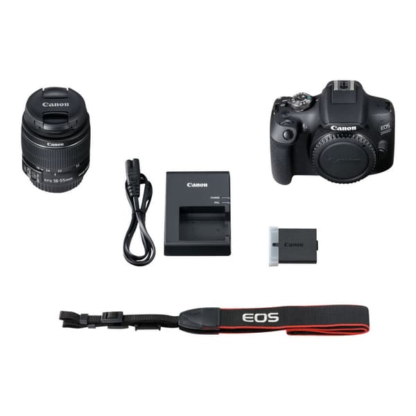 Canon EOS 2000D - digitalkamera EF-S 18-55mm III-lins