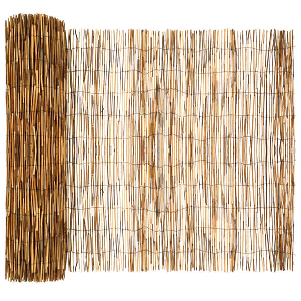 Trädgårdsstängsel Karbomiserad 300 x 100 cm Vass