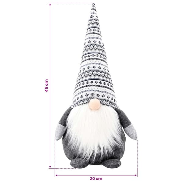 Julnisse Grå 45 cm Polyester