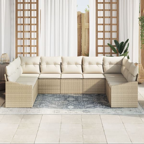 Soffset 9 st Beige konstrotting