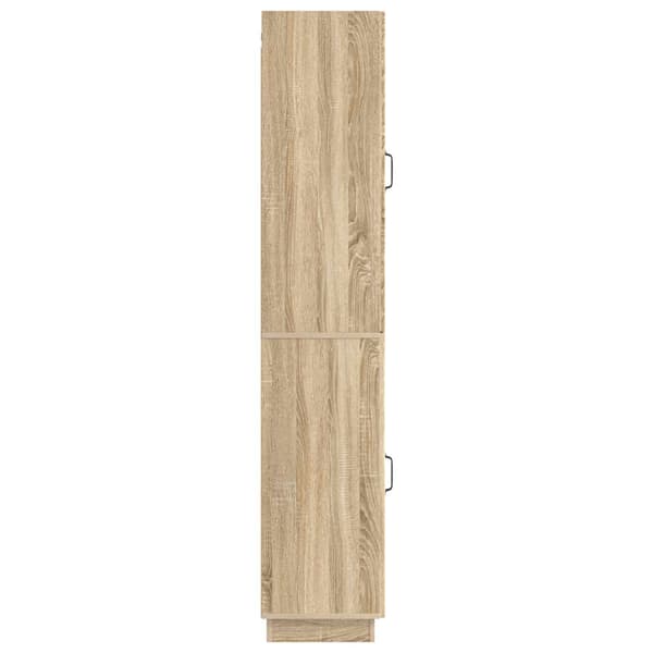 Skåpset 2 pcs Sonoma-ek Konstruerat trä