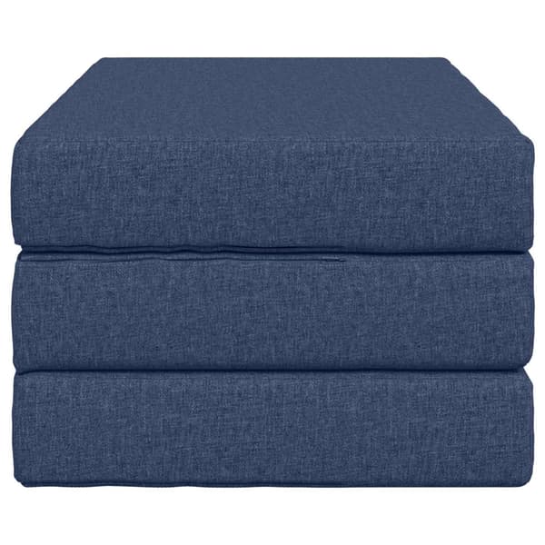 Fällbar Soffbed 100 x 67 x 45 cm Blå