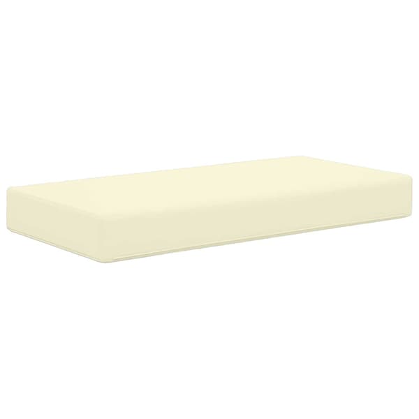 Utomhus sitskudde Kräm 80 x 40 x 8 cm 100% Polyester