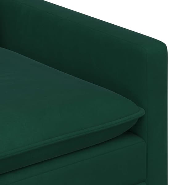 Soffa Mörkgrön 76 x 81 x 87,5 cm Sammet