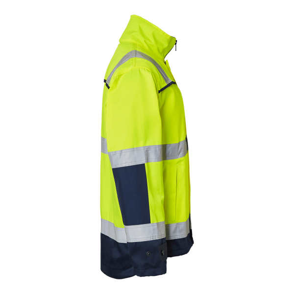 3816 Jacket Fluorescent yellow/navy Unisex