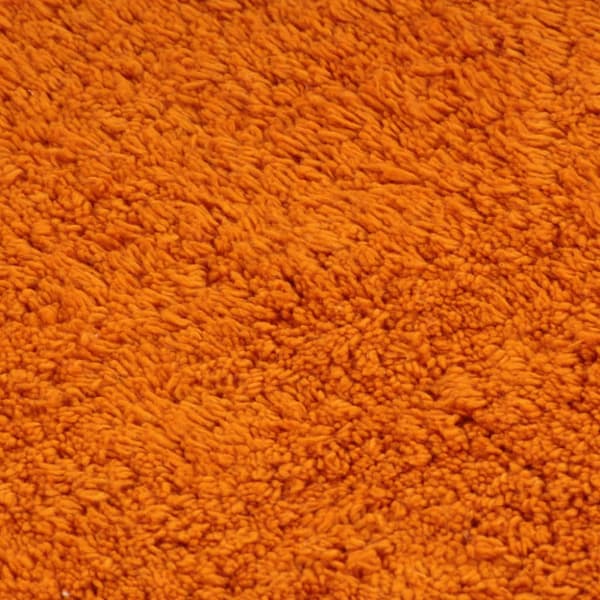 Badrumsmattor 3 st tyg orange