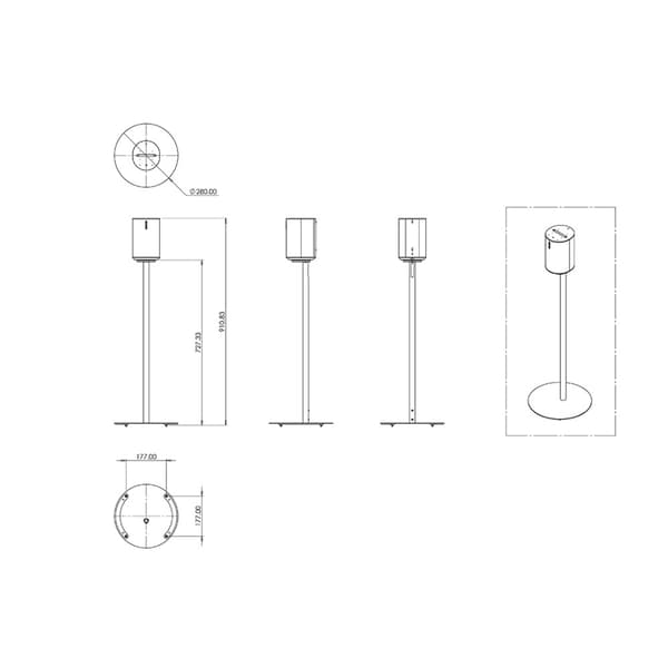 Sonos Floorstand for ERA100 - White
