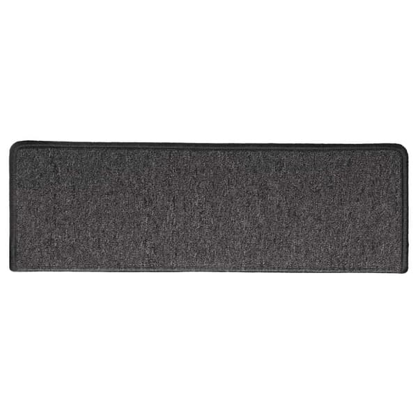 Trappmattor 30 st 65x21x4 cm antracit rektangulär kant