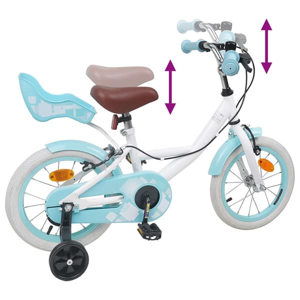 Barncykel 12 Tum för 2-4 åringar Vit