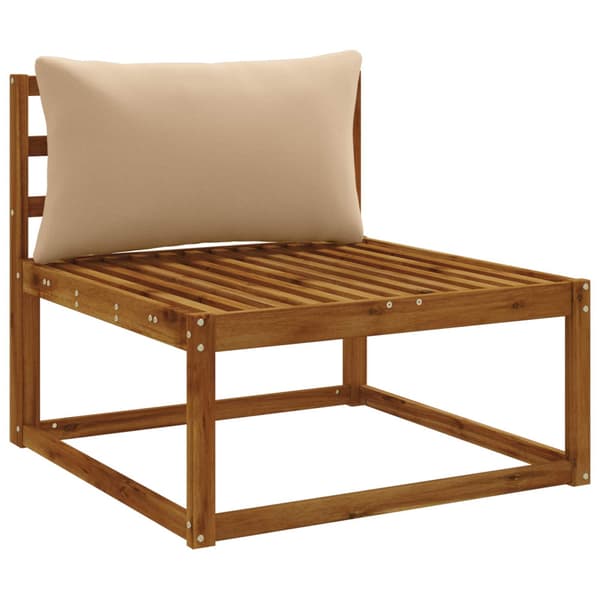 1-delad ryggkudde PUTTEN 100% Polyester Sand 80 x 40 x 15 cm