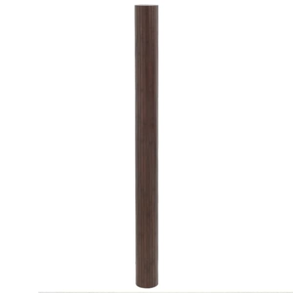 Matta rektangulär mörkbrun 80x100 cm bambu