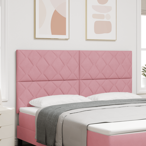 LED huvuddyna Rosa 180 cm Sammet