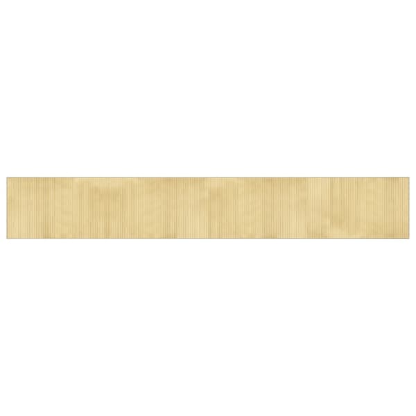 Matta rektangulär ljus naturlig 60x400 cm bambu
