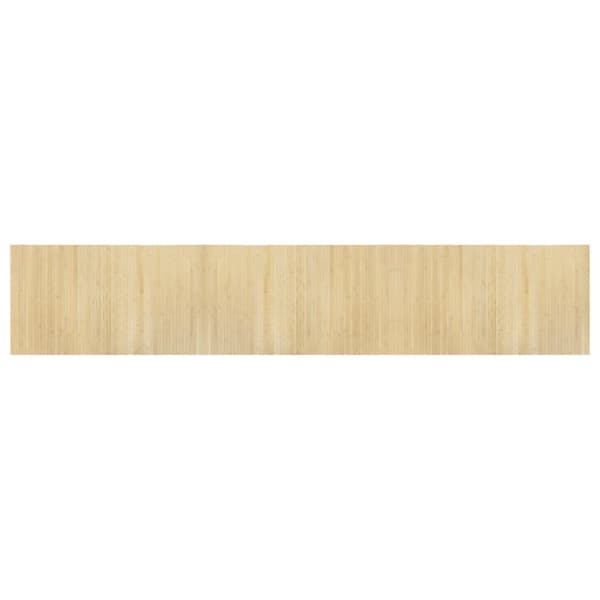 Matta rektangulär ljus naturlig 60x300 cm bambu