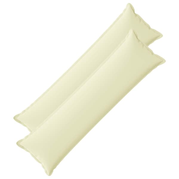 Kuddöverdrag 2 st HOUTEN Gräddvit 40 x 145 cm Polyester