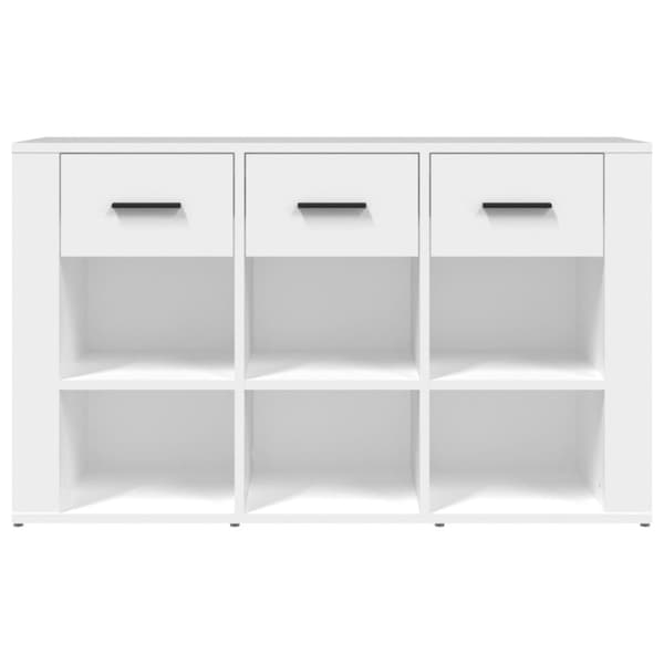 Skänk vit 100x30x59,5 cm konstruerat trä