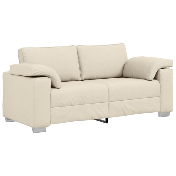 2-sits soffa Beige 180 cm Linnenblandad tyg