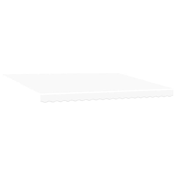 Manuell Utdragbar Markis Vit 4 × 3 m