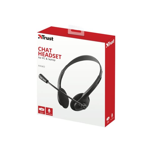 Trust Primo Chat Headset - headset - 3,5 mm kontakt