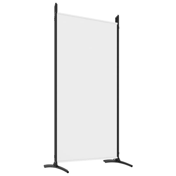 Rumsavdelare 6 paneler vit 520x180 cm tyg