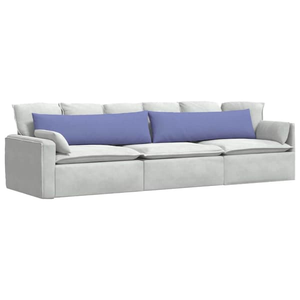 Sofakuddar 2 pcs Jeansblå 145 x 40 cm tyg