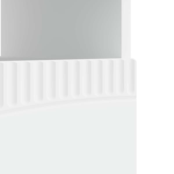 LED TV-skåp Vit Konstruerat trä