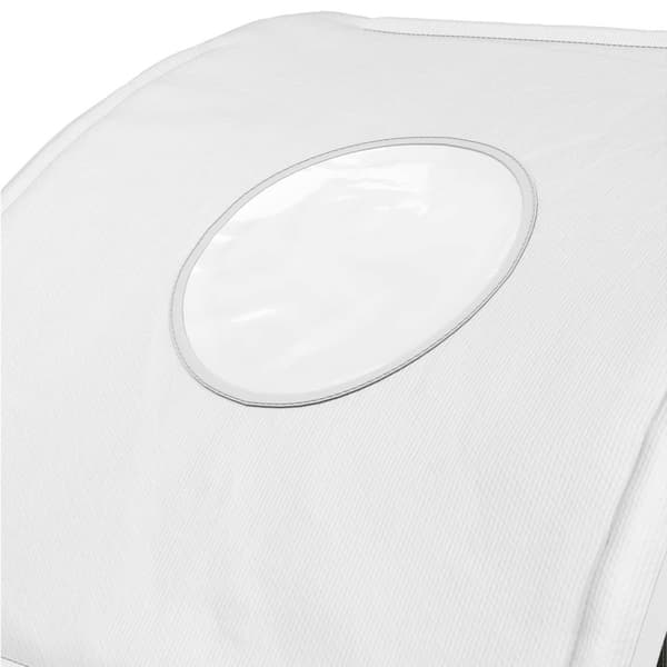 Sängtunnel 2 pcs Vit 211 x 52,5 x 2 cm Polyester