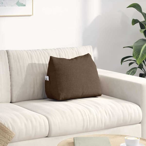 Ryggkudde Brun 45 x 20 x 35 cm tyg