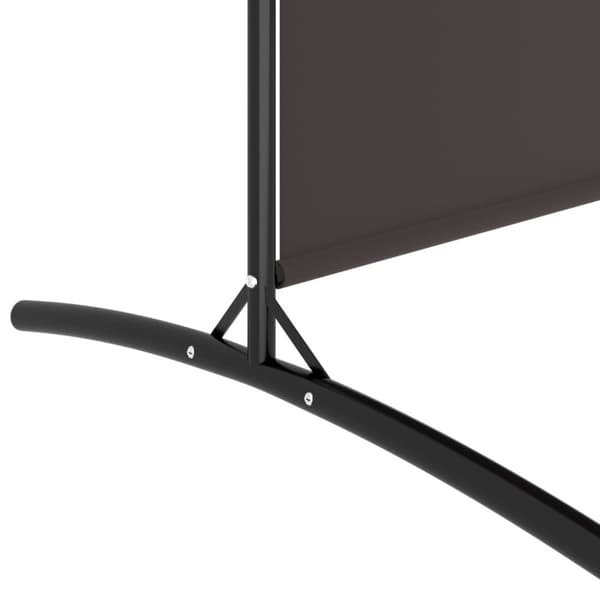 Rumsavdelare 2 paneler brun 175x180 cm tyg