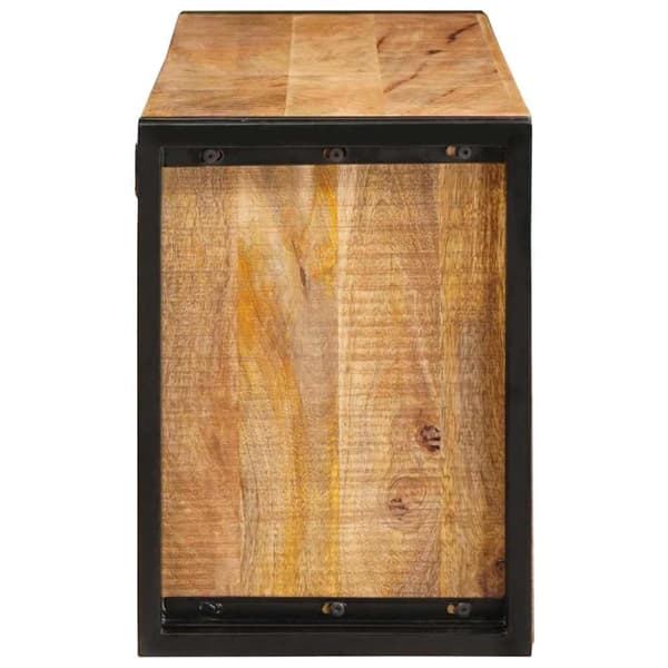Vinställ Brun 100 x 45 x 33 cm Solid Grov Mangoträ