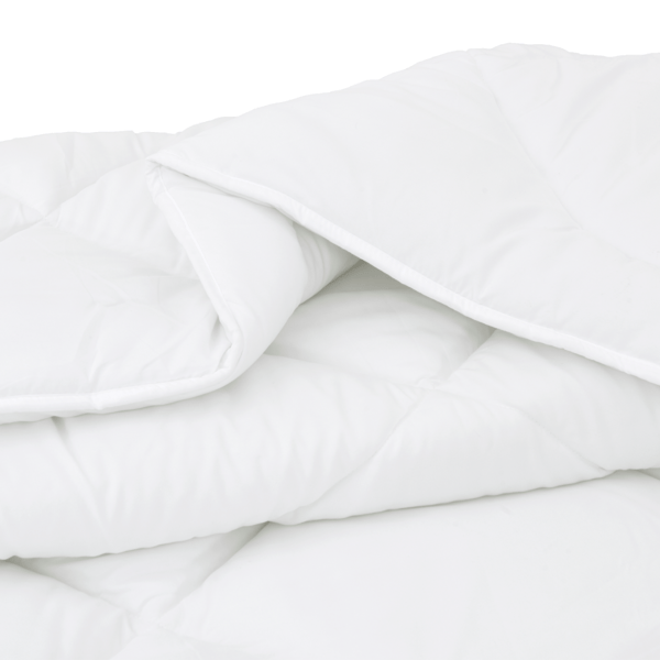 Vinter Täcke med kudde 3 pcs Vit Mikrofiber