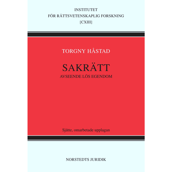 Sakrätt avseende lös egendom (häftad)