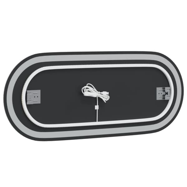 Badrumsspegel LED 90x40 cm oval