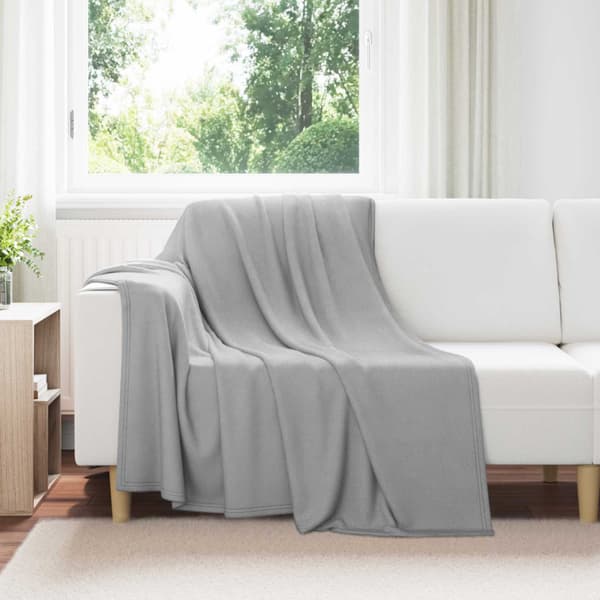 Kastfilt Grå 200 x 150 cm Fleece