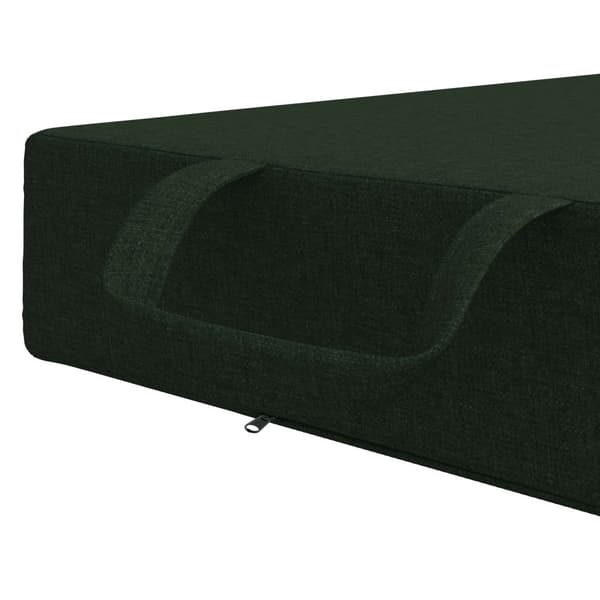 Fällbar Soffbed 75 x 67 x 45 cm Mörkgrön