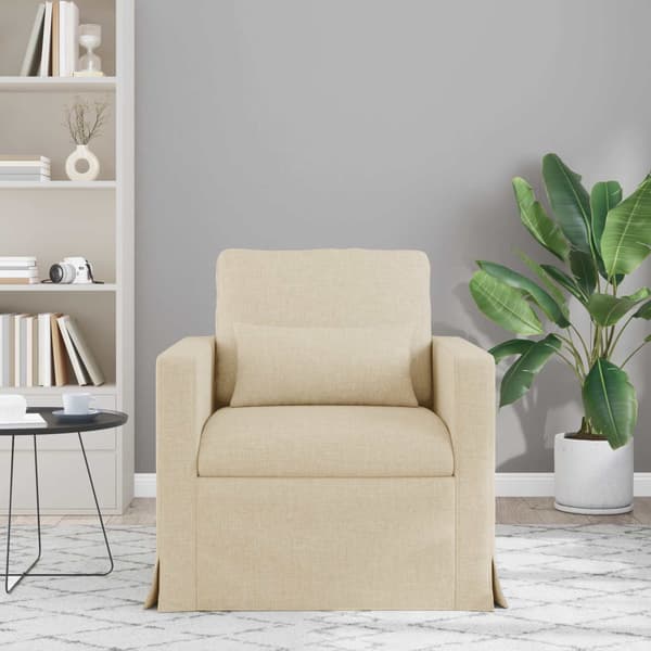 Soffa Kräm 78 x 78 x 80 cm tyg