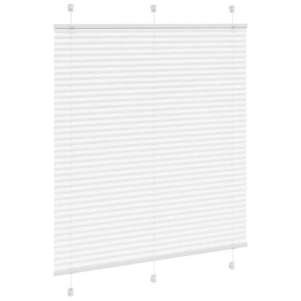 Plisserad persienn vit 115x150 cm tyg bredd 114,4cm polyester