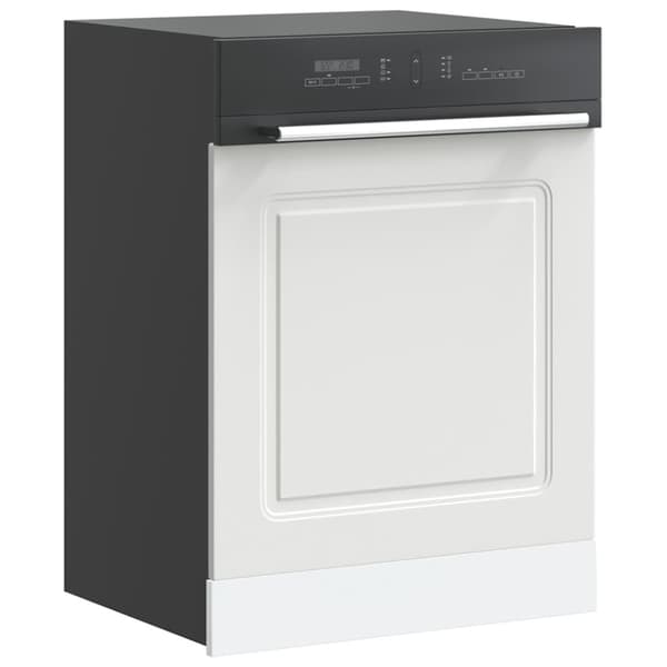 Diskmaskinspanel Kalmar vit 60x1,5x57 cm konstruerat trä