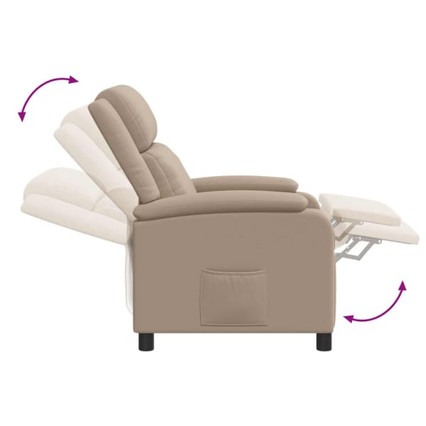 Recliner Cappuccino Konstläder